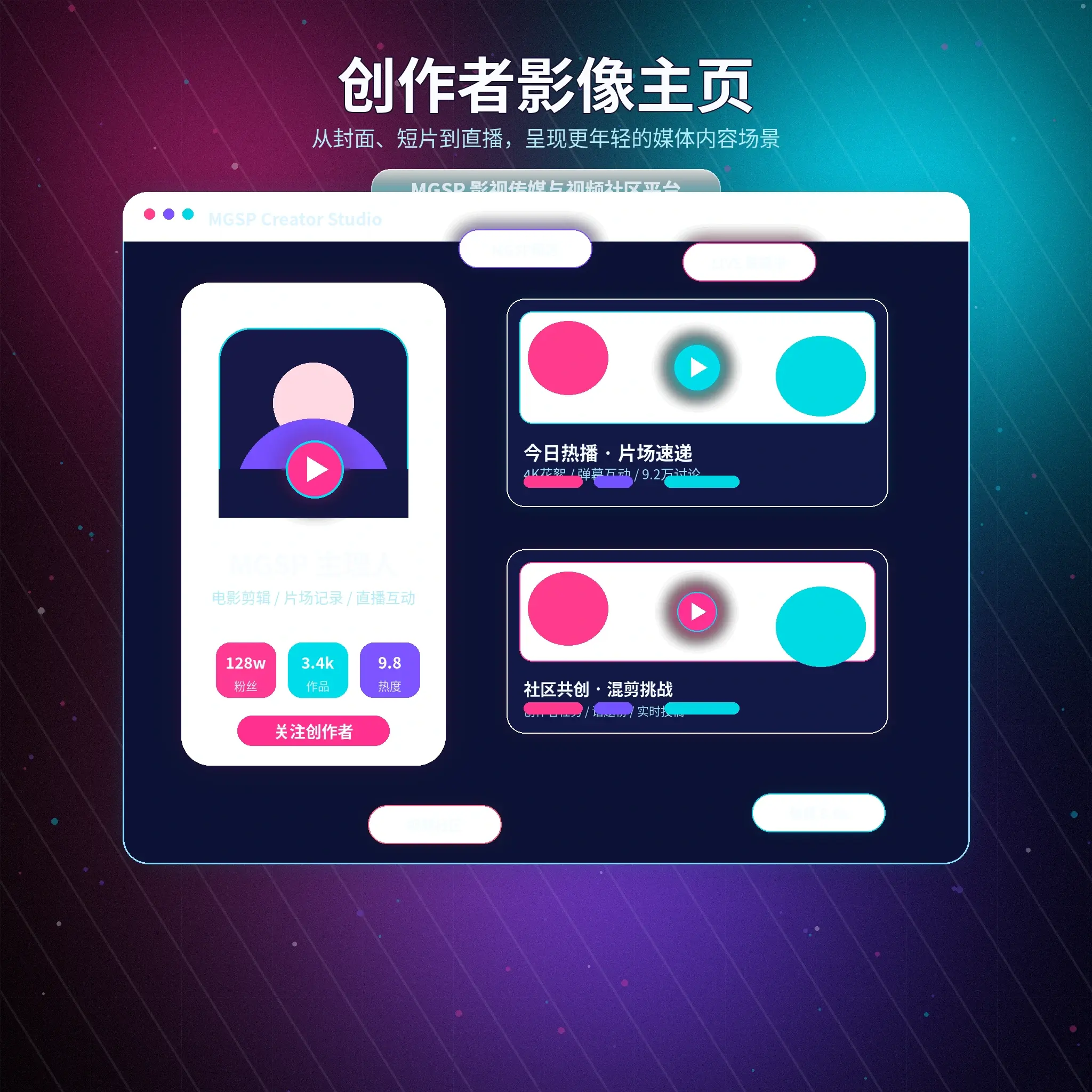 蘑菇视频创作者生活影像记录
