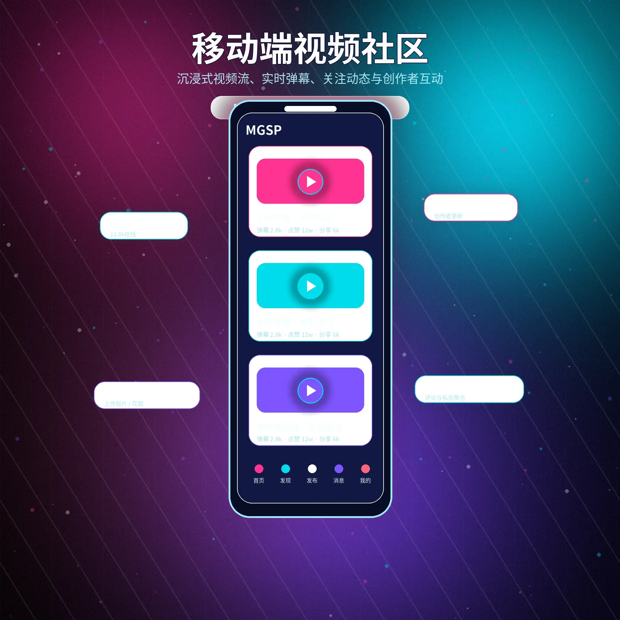 蘑菇视频APP移动端服务与隐私设置